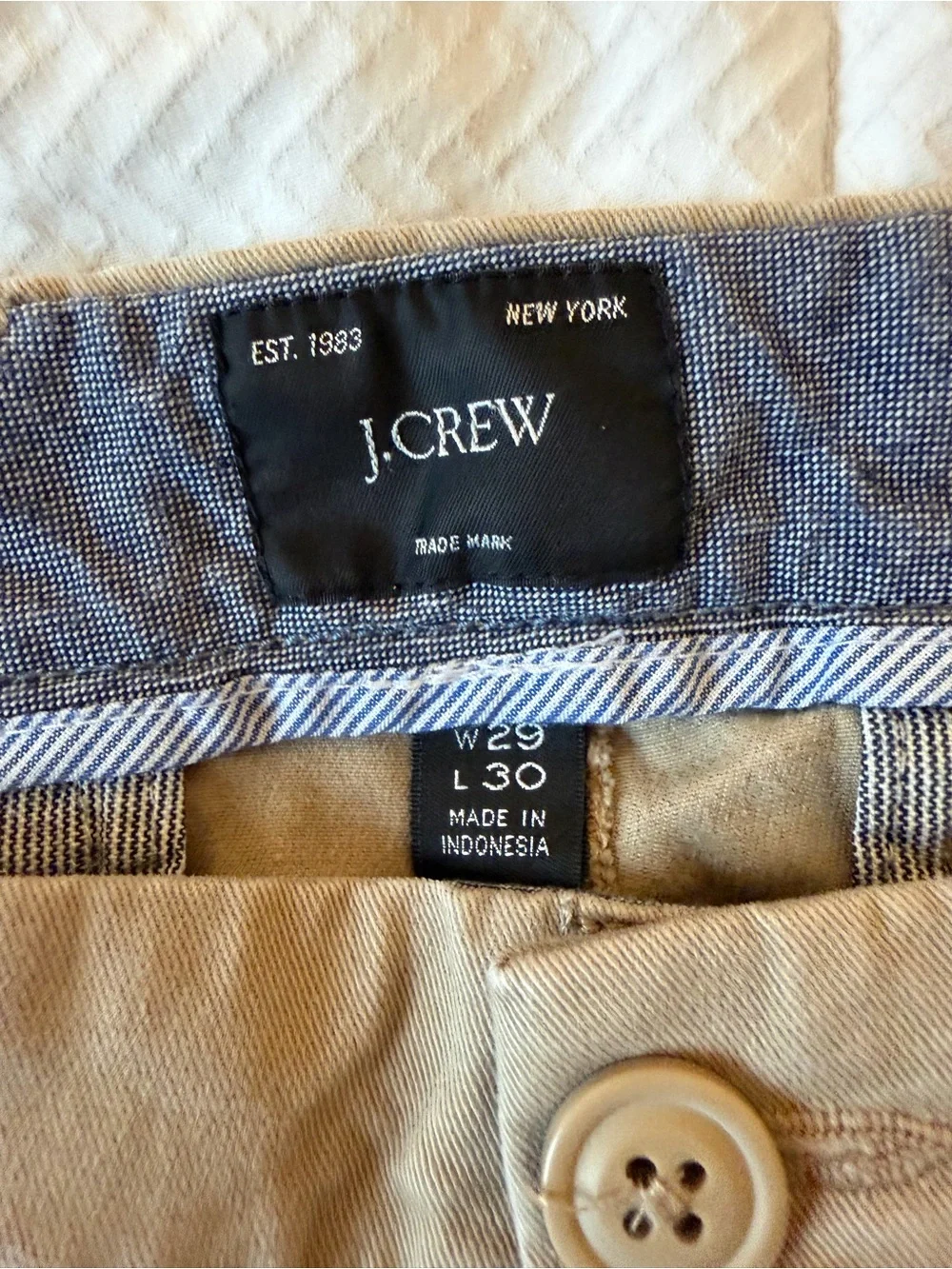 J. Crew slim straight